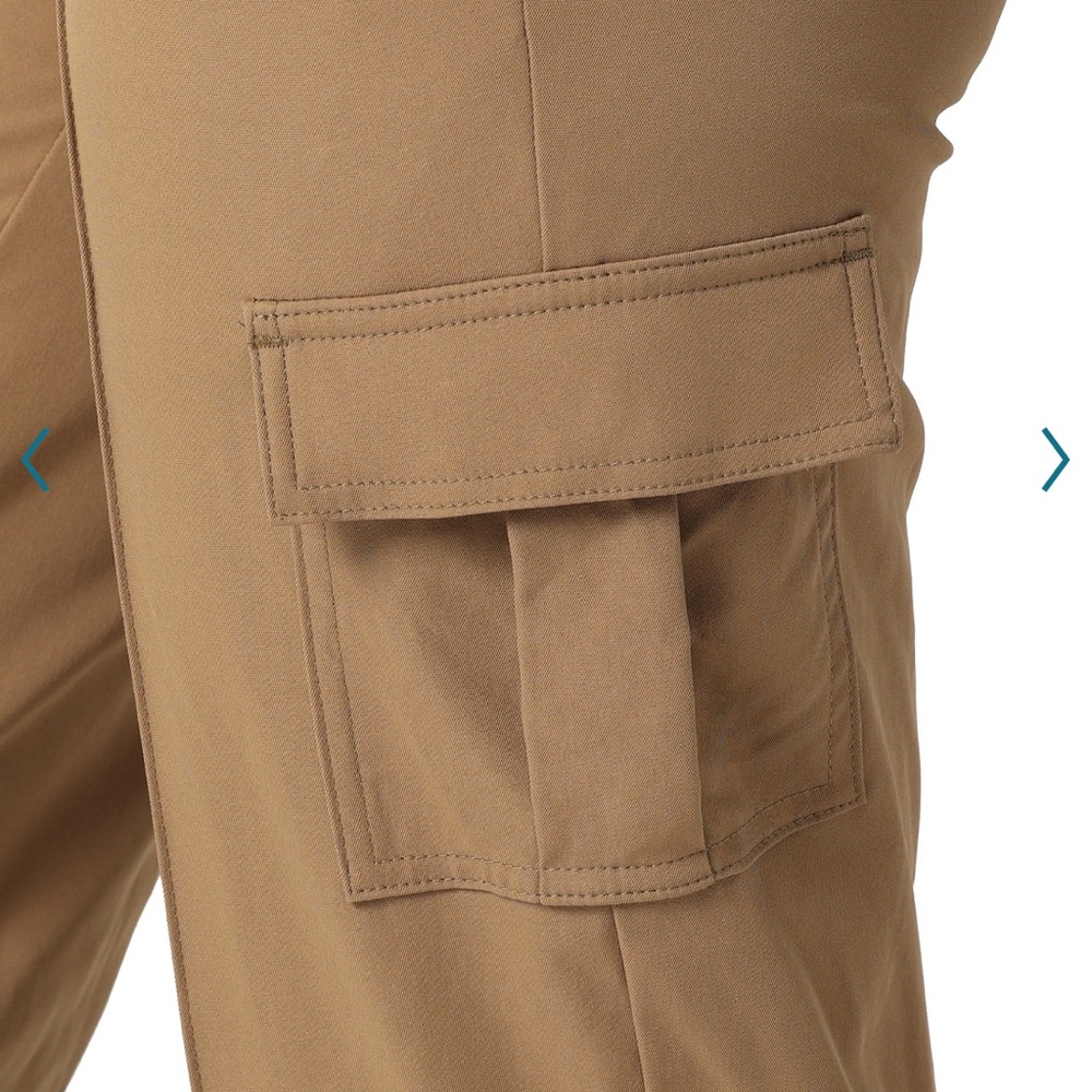 Lot Of 3 Lee Women's Flex to Go Cargo Pants Tan Wine & Navy Size 18 - Picture 3 of 8